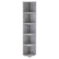 UGAONA POLICA siva  - siva, Osnovno, pločasti materijal/plastika (24/142/26cm) - MID.YOU