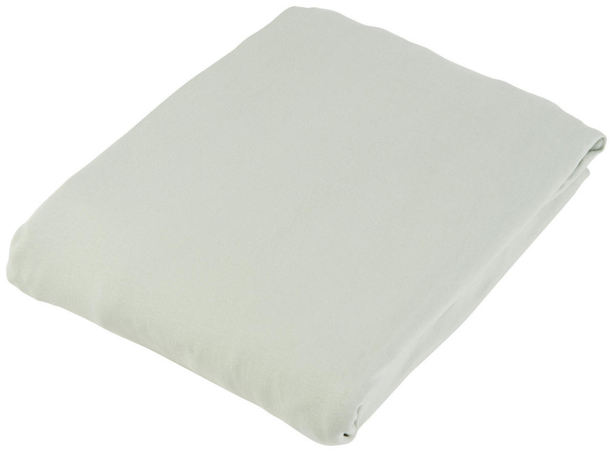 SPANNLEINTUCH 180/200 cm Jersey  - Olivgrün, KONVENTIONELL, Textil (180/200cm) - Fleuresse