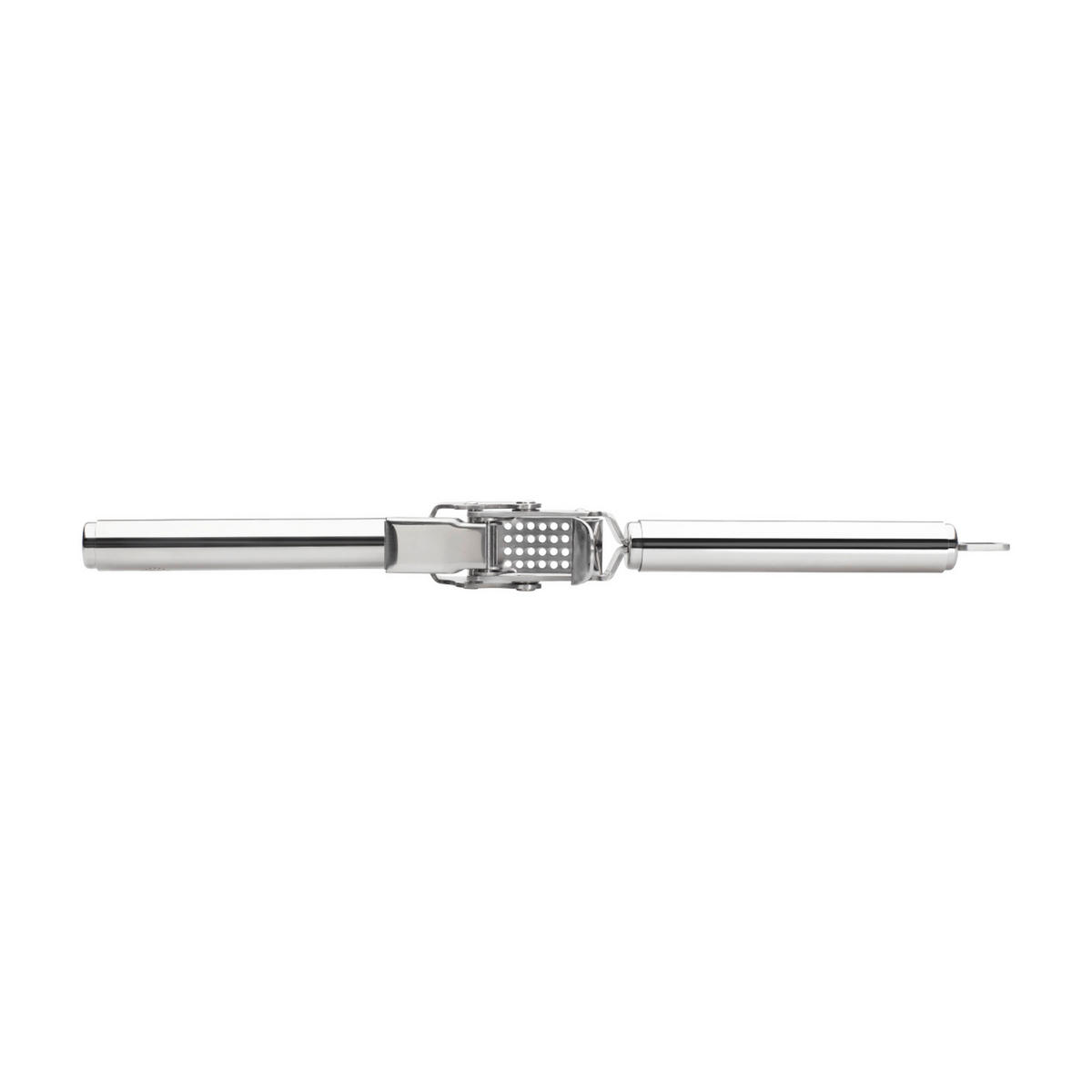 KNOBLAUCHPRESSE  - Edelstahlfarben, Basics, Metall (25.5/8.3/4.5cm) - CHEF CUISINE