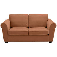 2,5-SITZER Chenille Rostfarben  - Rostfarben/Schwarz, KONVENTIONELL, Kunststoff/Textil (196/88/86cm) - Carryhome