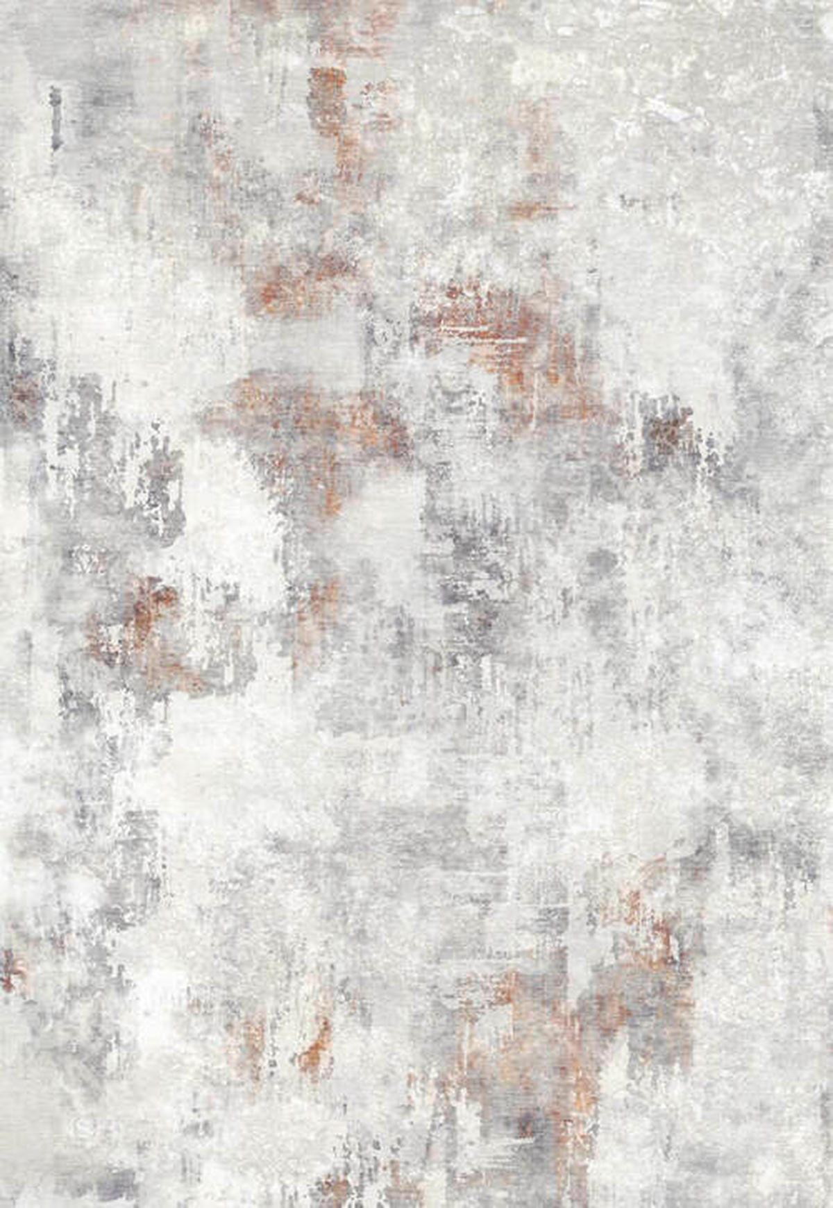 LÄUFER 80/250 cm ONDEA JORG  - Rostfarben/Grauweiß, Basics, Kunststoff/Textil (80/250cm) - Lindorug