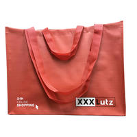 TORBA ZA KUPOVINU  crvena, crna, bijela   - bijela/crvena, Basics, plastika (53/22/40cm)