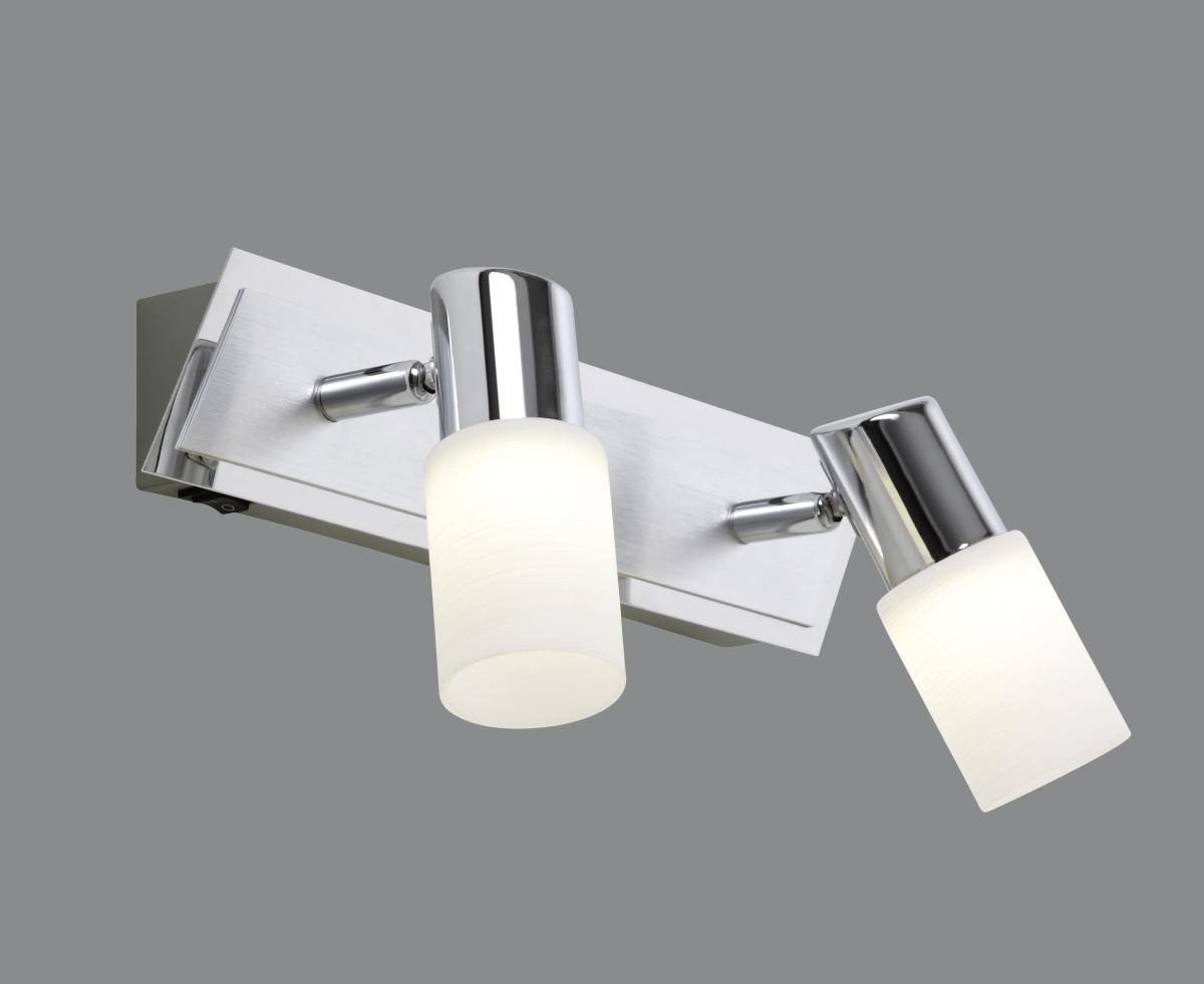 STRAHLER 36/7/5 cm - Chromfarben, KONVENTIONELL, Glas/Metall (36/7/5cm) - Novel