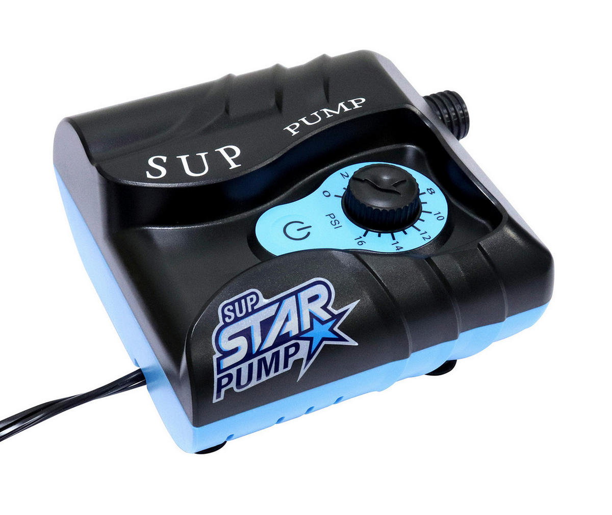 ELEKTR. LUFTPUMPE  - Blau/Schwarz, Basics, Kunststoff (18,5/16,5/26,5cm)