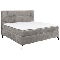 BOXSPRINGBETT 160/200 cm  in Grau  - Schwarz/Grau, Design, Textil/Metall (160/200cm) - Esposa