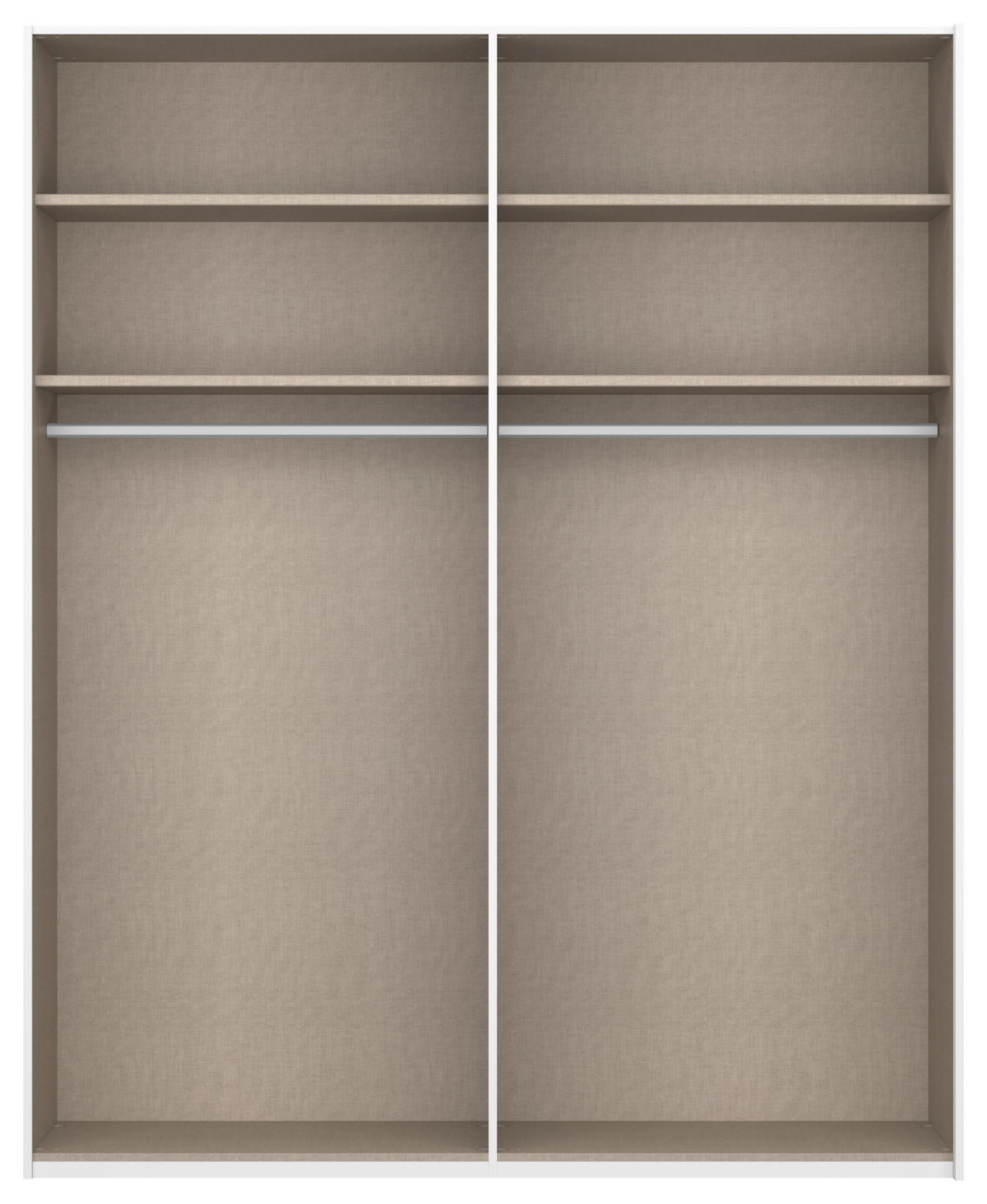 SCHWEBETÜRENSCHRANK 181/235/68 cm 2-türig Graphitfarben, Grau  - Graphitfarben/Grau, Design, Glas/Holzwerkstoff (181/235/68cm) - Xora