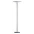 LED-STEHLEUCHTE - Chromfarben/Nickelfarben, LIFESTYLE, Kunststoff/Metall (182cm)