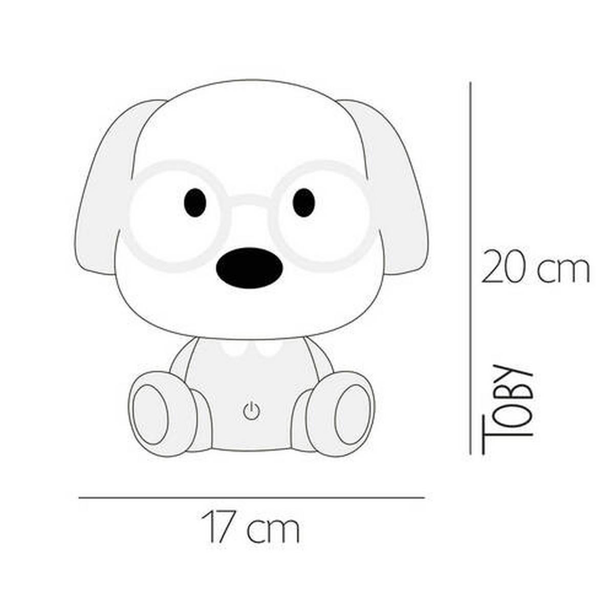 DETSKÁ STOLNÁ LAMPA, 17/17/20 cm - pink, Basics, plast (17/17/20cm)