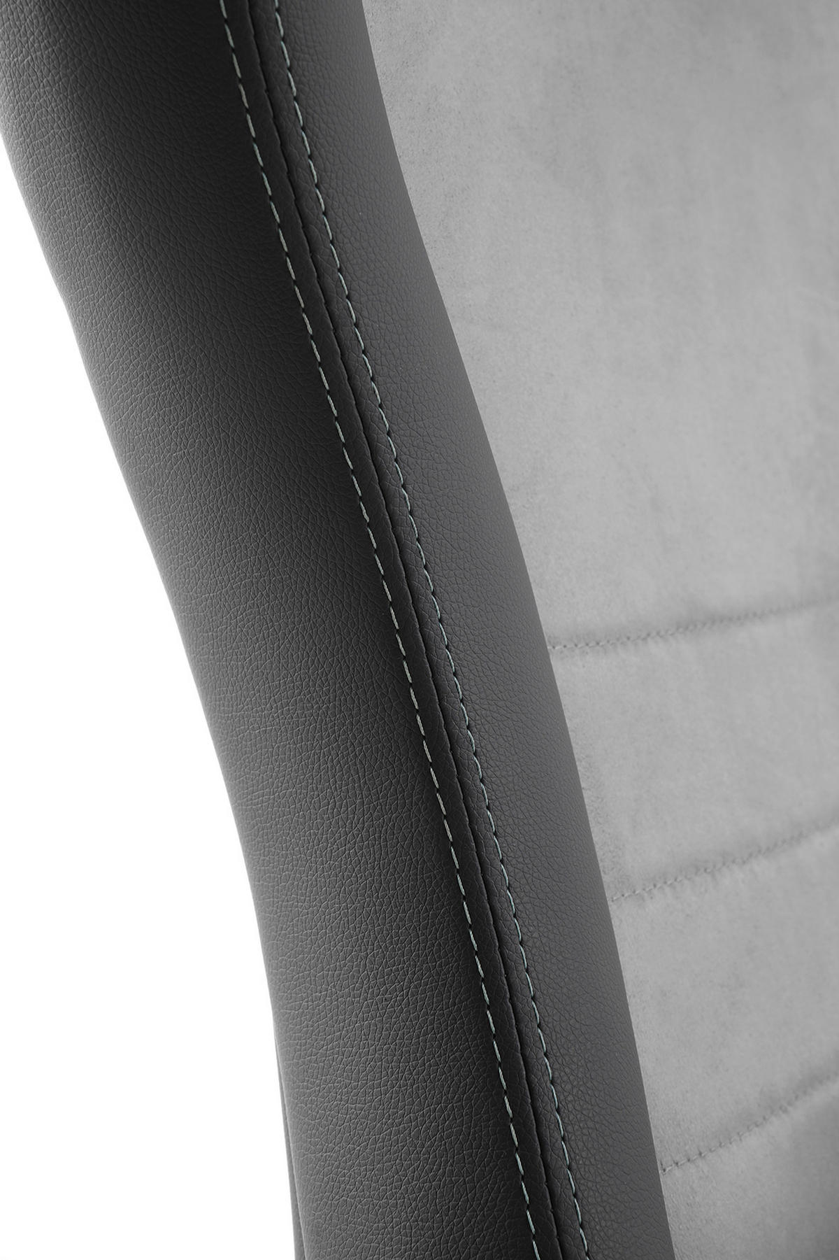 GAMER SZÉK  bőrhatású textil, mikroszál antracit, szürke, türkiz  - türkiz/fekete, Modern, műanyag/textil (70/133-142/65cm) - Topstar