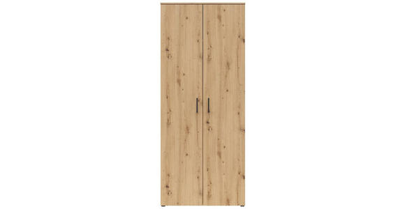 MEHRZWECKSCHRANK 80/195/52 cm  - Anthrazit/Schwarz, MODERN, Holzwerkstoff/Kunststoff (80/195/52cm) - Carryhome