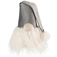 DEKORAČNÍ POLŠTÁŘ 22/14 cm - šedá, Konvenční, textil (22/14cm) - X-Mas