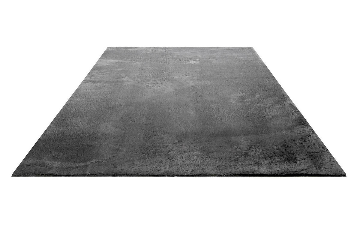 WEBTEPPICH  Wohnzimmer 120/170 cm Lago Anthrazit rechteckig  - Anthrazit, Basics, Textil (120/170cm)