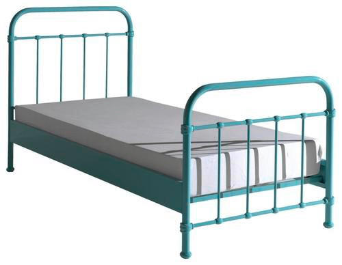 KINDER-/JUNIORBETT 90/200 cm  in Türkis  - Türkis, ROMANTIK / LANDHAUS, Metall (90/200cm) - MID.YOU