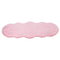 UMĚLÁ KOŽEŠINA, 55/160 cm, pink - pink, Basics, textil (55/160cm)