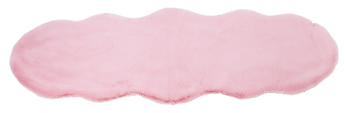 UMĚLÁ KOŽEŠINA, 55/160 cm, pink - pink, Basics, textil (55/160cm)