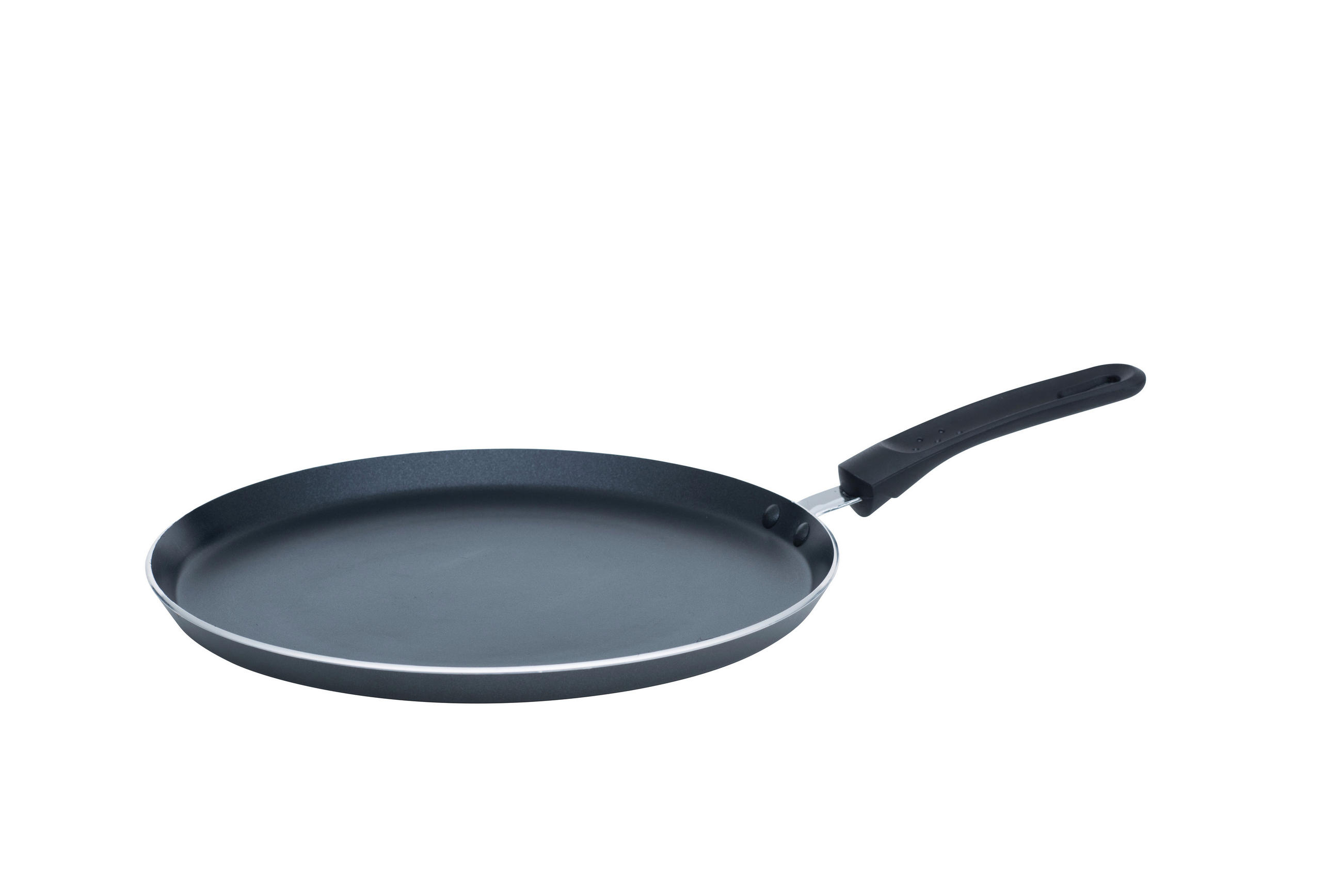 CREPESPFANNE  - Schwarz, Basics, Metall (44,8/28,3/2cm) - Riess