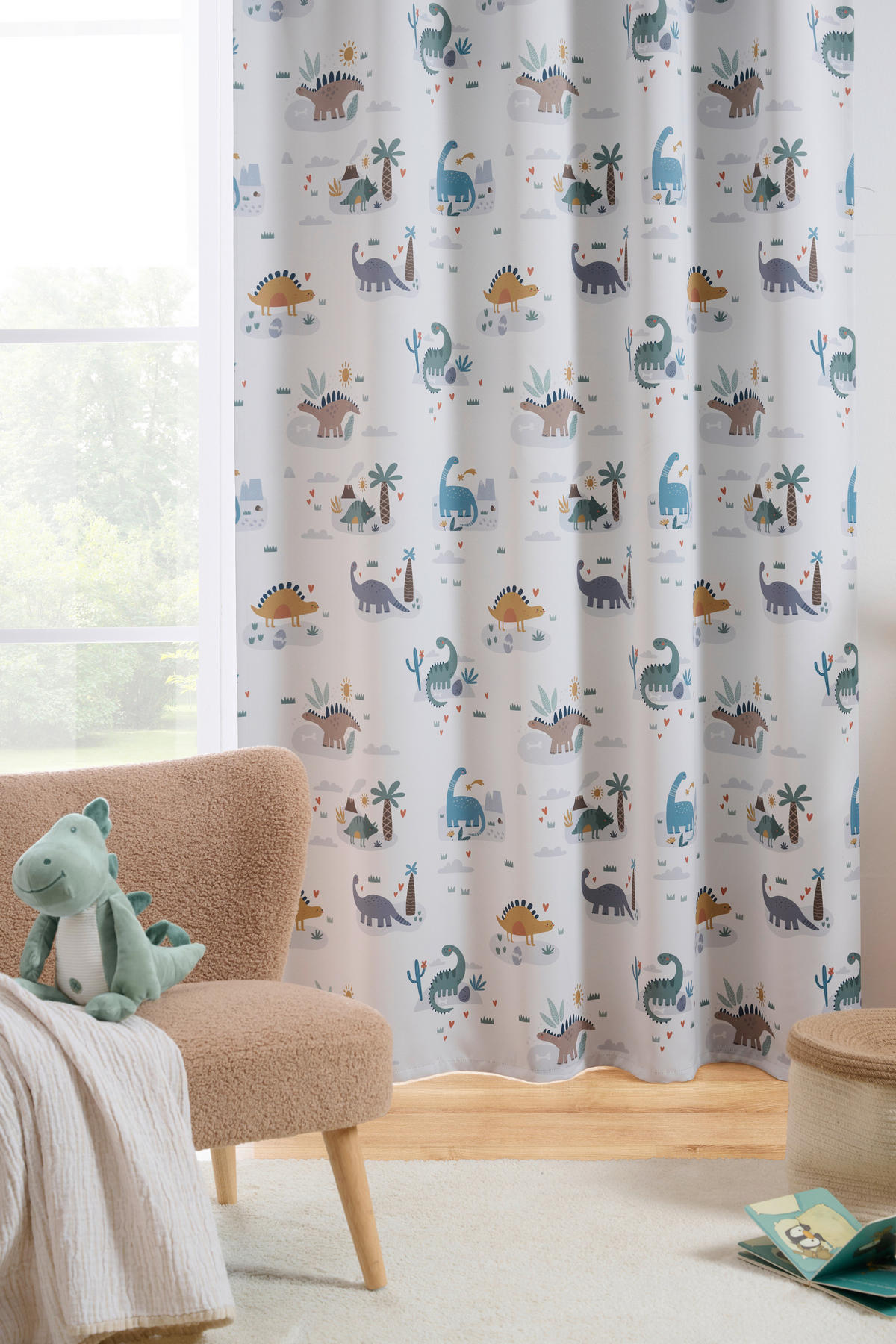 DĚTSKÝ ZÁVĚS, zatemnění,  - vícebarevná, Design, textil (140/245cm) - Ben'n'jen