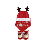 BABYBEKLEIDUNGSSET 3-teilig  - Rot, Textil - X-Mas