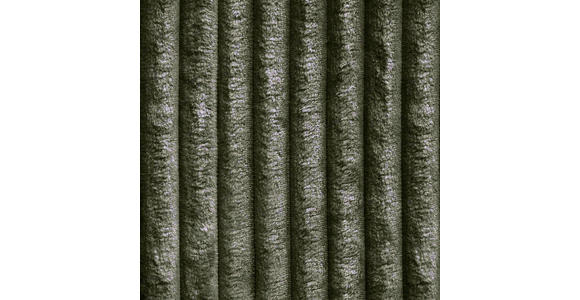 BIGSOFA  in Cord Olivgrün  - Schwarz/Olivgrün, MODERN, Kunststoff/Textil (230/85/190cm) - Carryhome