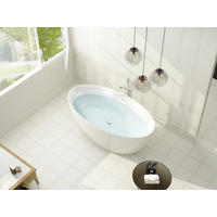BADEWANNE freistehend   - Weiß, MODERN, Kunststoff (170cm)