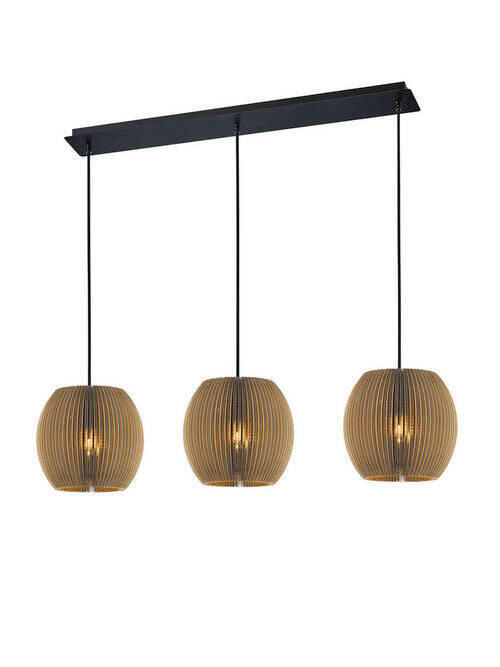 HÄNGELEUCHTE 150 cm  - Naturfarben, MODERN, Karton (150cm) - Hell