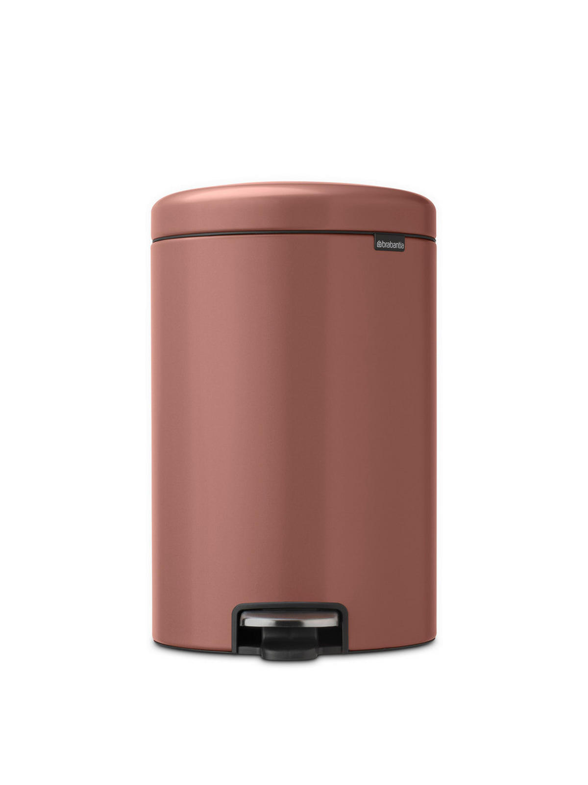 TRETEIMER 20 l  Metall  - Taupe/Anthrazit, Basics, Kunststoff/Metall (29/46,7/38cm) - Brabantia
