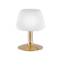 LED-TISCHLEUCHTE Till 15/15/20 cm   - Messingfarben/Weiß, KONVENTIONELL, Glas/Metall (15/15/20cm) - Paul Neuhaus