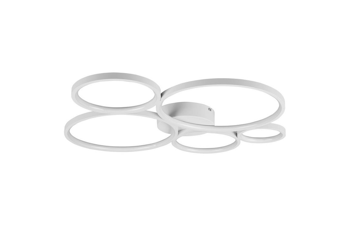LED-DECKENLEUCHTE RONDO   - Weiß, Design, Metall (59/5,5/53cm) - Trio Leuchten