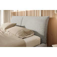 POLSTERBETT 180/200 cm  in Grün, Petrol, Beige  - Beige/Petrol, Design, Holz/Textil (180/200cm) - Esposa