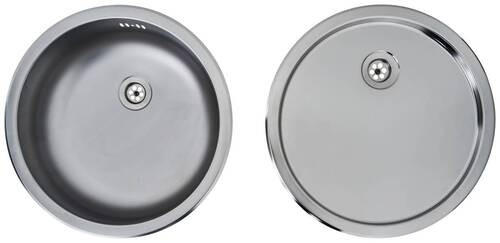 DISKHO 1711RUNDBECKENSET  - stålfärgad, Trend, metall (44,6/17/44,6cm) - Respekta