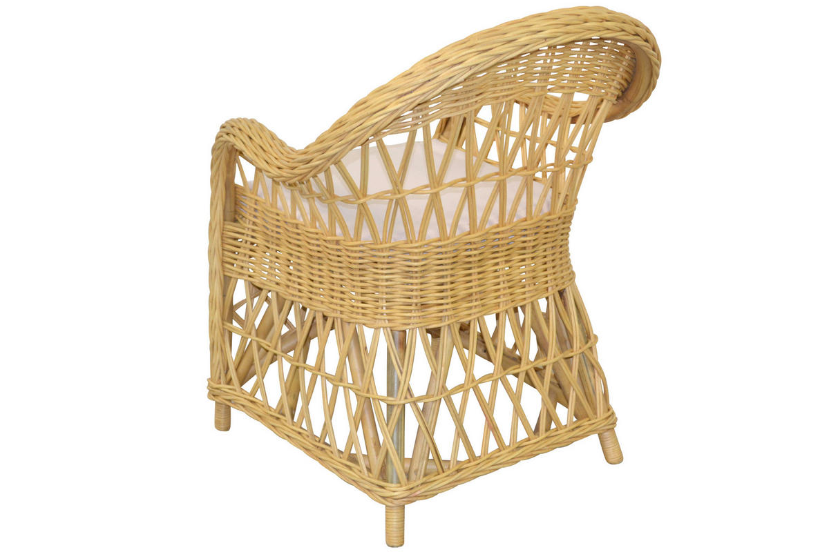 SESSEL Beige    - Beige, Natur, Holz (65/85/65cm) - MID.YOU