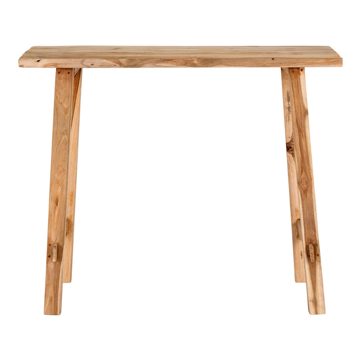 KONSOL i trä   30/80/90 cm  - teakfärg, Basics, trä (30/80/90cm)