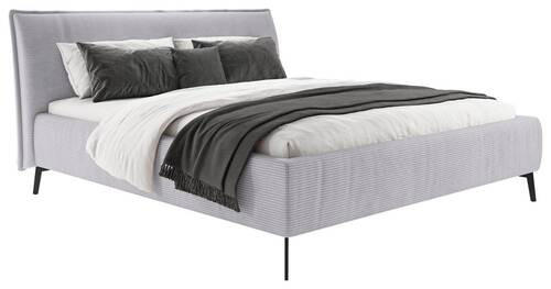 POLSTERBETT 180/200 cm  in Grau  - Schwarz/Grau, Design, Textil/Metall (180/200cm) - Lomoco