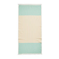 STRANDTUCH Gelb, Ecru 80/180 cm  - Ecru/Gelb, Basics, Textil (80/180cm) - Esposa