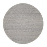 HANDWEBTEPPICH Helsinki Grau  - Grau, Basics, Textil (150/150cm) - Linea Natura