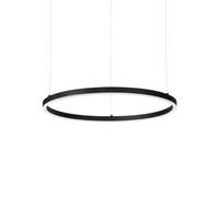 LED-HÄNGELEUCHTE 50/27,5/202,5 cm  - Schwarz, Design, Kunststoff/Metall (50/27,5/202,5cm) - Ideal Lux