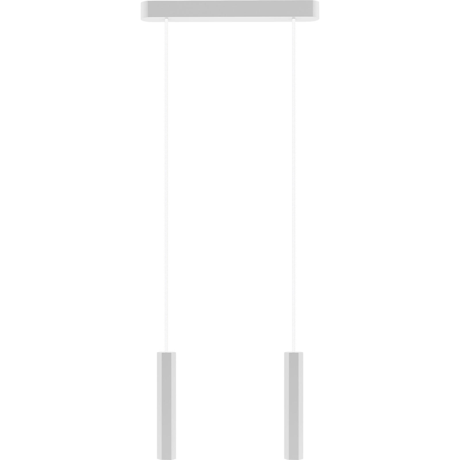 HÄNGELEUCHTE 37/3.4/150 cm  - Weiß, Design, Holz (37/3.4/150cm)