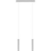 HÄNGELEUCHTE 37/3.4/150 cm  - Weiß, Design, Holz (37/3.4/150cm)