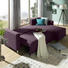WOHNLANDSCHAFT in Textil Aubergine - Silberfarben/Aubergine, Design, Kunststoff/Textil (215/145cm) - Carryhome WOHNLANDSCHAFT in Textil Aubergine - Silberfarben/Aubergine, Design, Kunststoff/Textil (215/145cm) - Carryhome