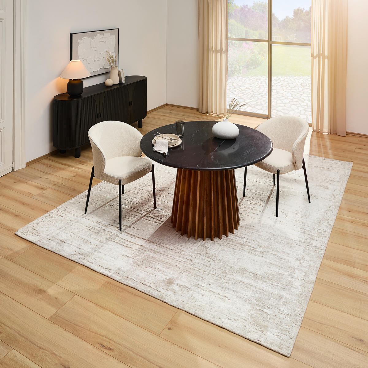 ORIENTTEPPICH 140/200 cm Naturfarben, Greige  - Greige/Naturfarben, Basics, Textil (140/200cm) - Cazaris