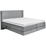 BOXSPRINGBETT 160/200 cm  in Grau  - Grau, KONVENTIONELL, Holz/Textil (160/200cm) - Dieter Knoll