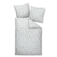 POSTELJNINA 135/200 cm bombažni flanel žajbljevo zelena  - žajbljevo zelena, Konvencionalno, tekstil (135/200cm) - Janine