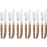 STEAKBESTECK 12-teilig Ranch - Edelstahlfarben/Braun, Design, Holz/Metall (26/23/5.5cm) - WMF STEAKBESTECK 12-teilig Ranch - Edelstahlfarben/Braun, Design, Holz/Metall (26/23/5.5cm) - WMF