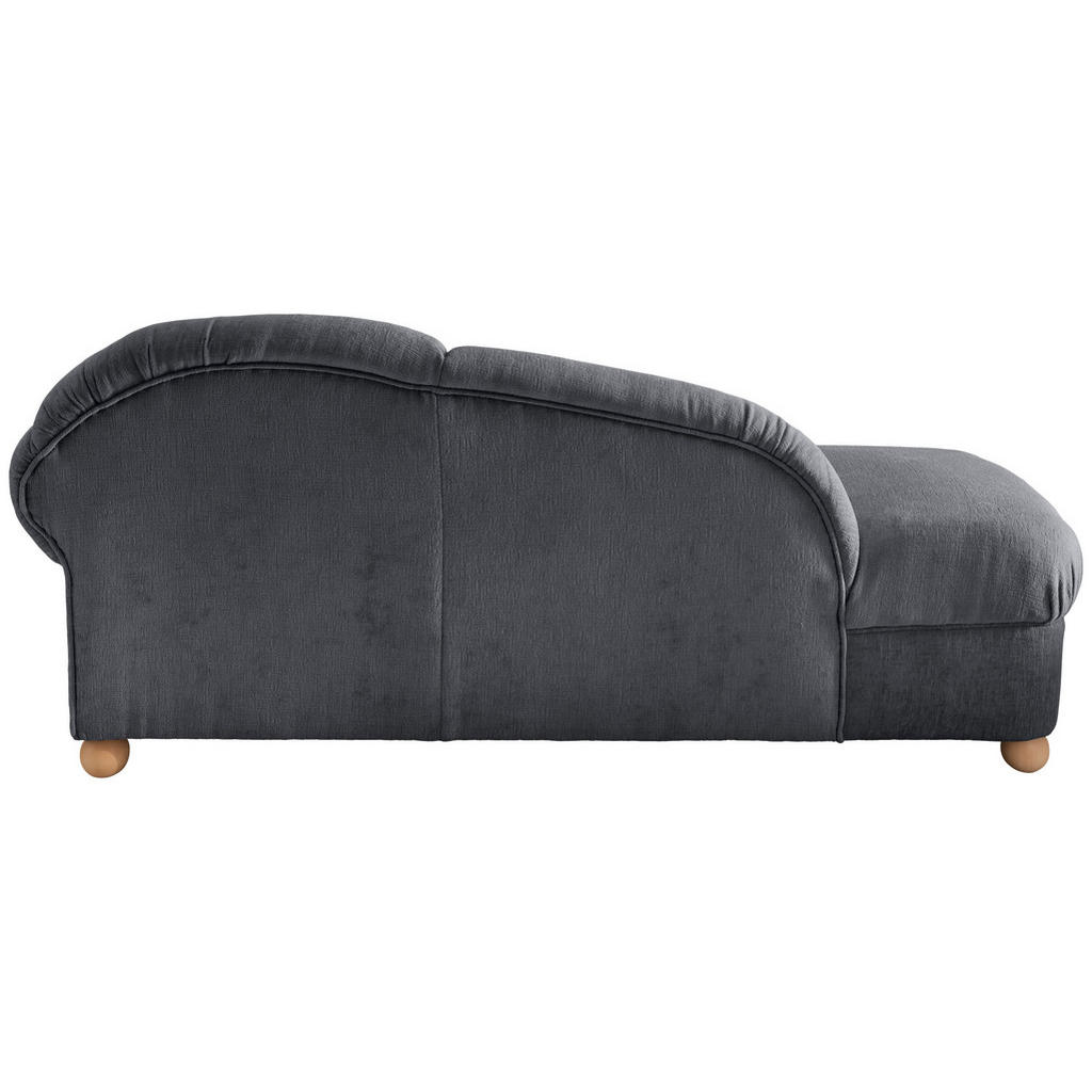 Thumbnail - Livetastic Ottomane Torello, Anthrazit, Textil, Buche, Uni, 190x84x86 cm, Made in EU, Typenauswahl, seitenverkehrt erhäl...