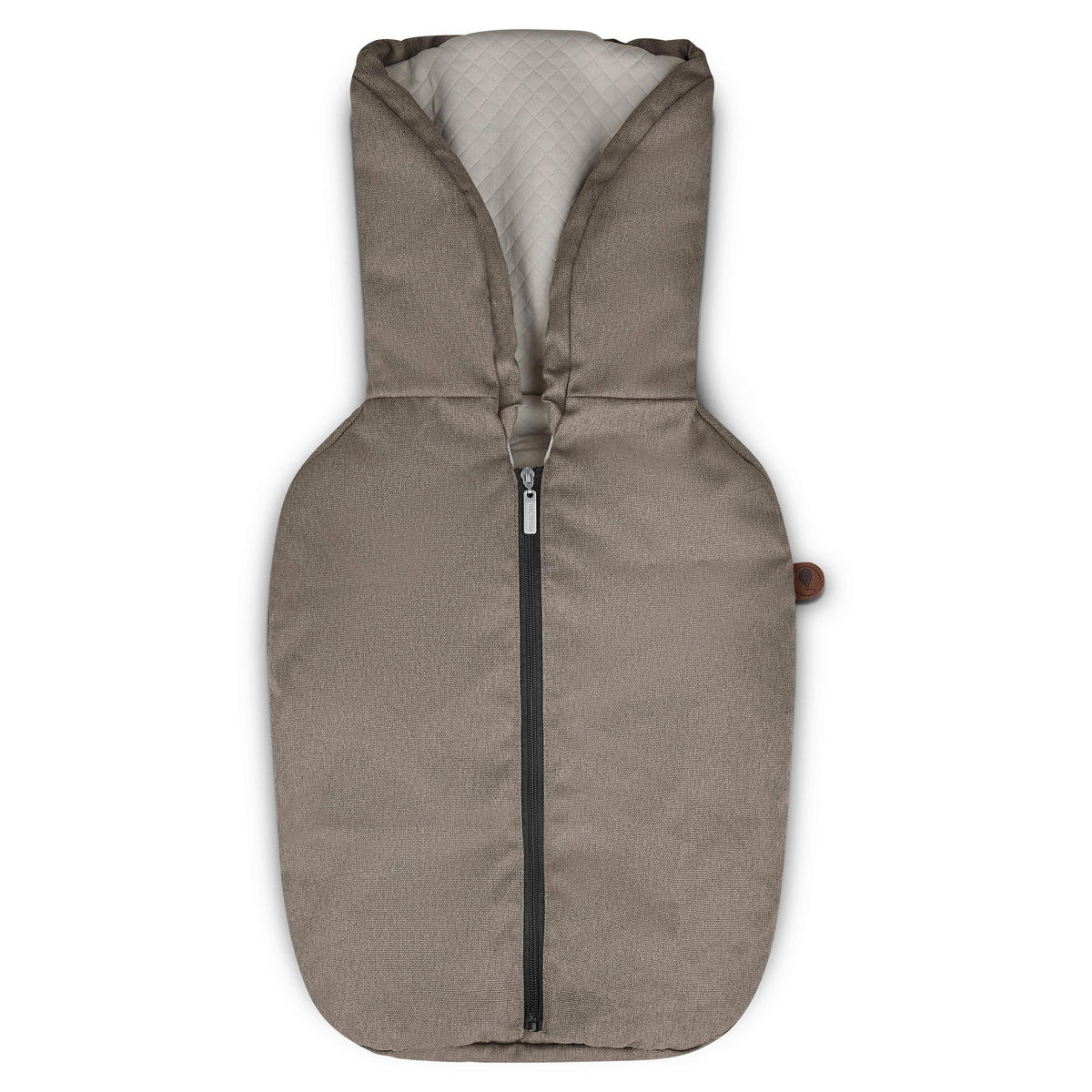 BABYSCHALEN-FUßSACK PURE  - Braun/Naturfarben, Basics, Textil (30/72/3cm) - ABC Design