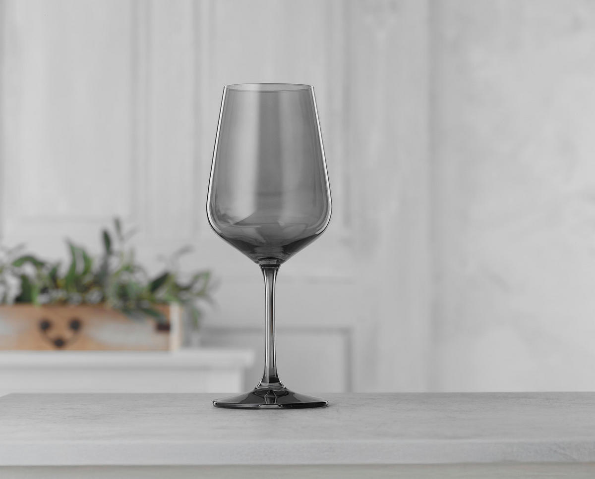 ROTWEINGLAS 480 ml  - Grau, Design, Glas (0,48l) - Bohemia