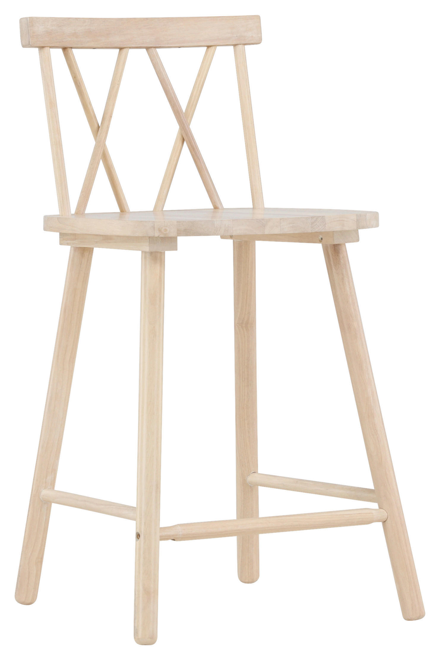BARHOCKER-SET in Weiß  - Weiß, Design, Holz (43/90/44cm) - Livetastic