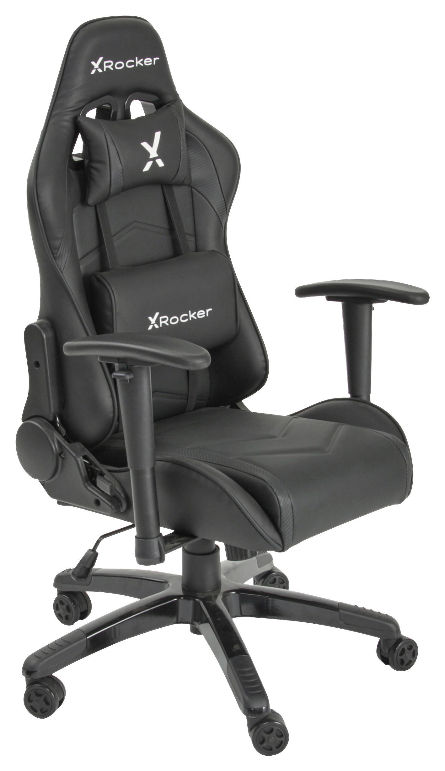 GAMINGSTUHL Schwarz Metall, Kunststoff, Textil   - Schwarz, MODERN, Kunststoff/Textil (55/113/62,5cm) - X Rocker