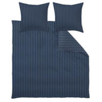 POSTELJNINA Belluno 200/200 cm damast temno modra  - temno modra, Konvencionalno, tekstil (200/200cm) - Curt Bauer