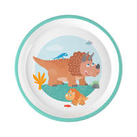 KINDERTELLER Geschirr Serie Dino  - Multicolor, Basics, Kunststoff (18cm) - Haba